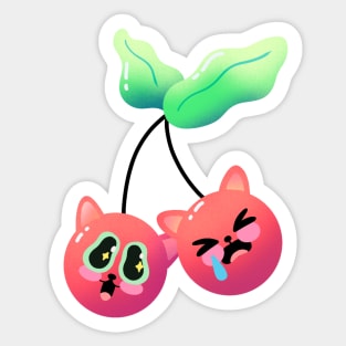 Cherry Cats Sticker